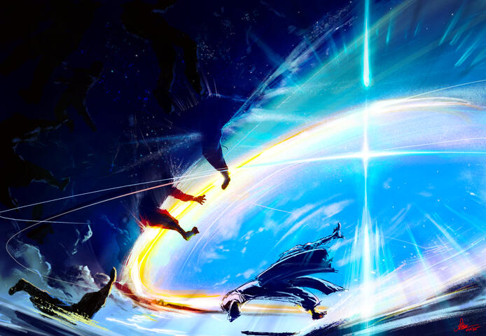 HALLOWED GROUND, 2025 Procreate.